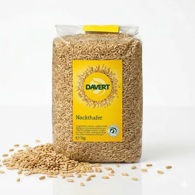 Produktbild von Davert  Nackthafer - ab 1 kg - 1 Beutel