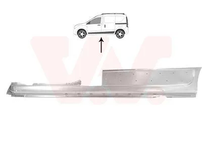 Produktbild von VAN WEZEL 1528101 Schweller Reparaturblech Einstiegblech Links für DACIA Dokker Kombi (KE) DOKKER Express