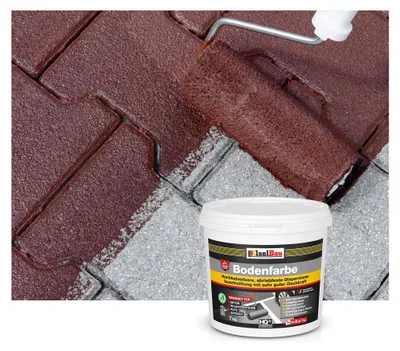 Produktbild von Isolbau Bodenfarbe Braun 7 kg Betonfarbe Bodenbeschichtung wasserfest