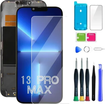 Produktbild von iPhone 13 pro Max Display | Komplettes Soft OLED Display | Reparatur Set| Ersatzteil | Bildschirm Einheit