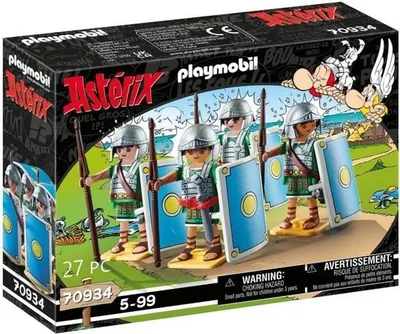 Produktbild von PLAYMOBIL Astérix Römische Legionäre Spielset, 70934, 27 Teile, Ab 5 Jahren