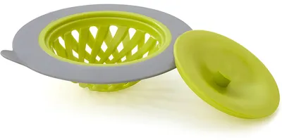 Obrázek produktu pro Verk 24357 Silikonové sítko do dřezu šedozelené