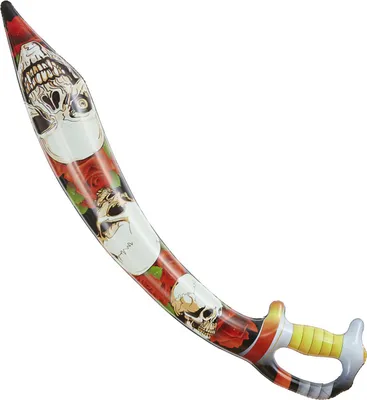 Produktbild von Aufblasbares Piraten Schwert (Totenkopf Motiv)