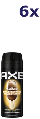 Produktbild von 6x Axe Deospray - Gold Magnum Caramel Billionaire 150ml
