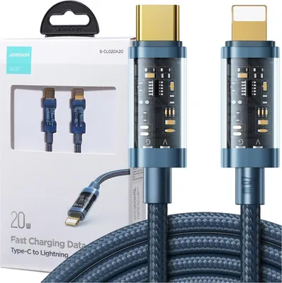 Image de JOYROOM USB-C to Lightning Joyroom S-CL020A20 Cable 20W 2m (Blue)