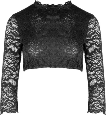 Produktbild von Dirndlbluse Amsterdam 3/4 schwarz 32