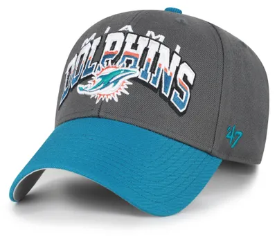 Produktbild von 47 Brand Adjustable MVP Cap - SPLIT BLOCK Miami Dolphins