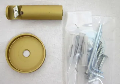 Produktbild von 1 Innenlauf-Träger offen, Messing matt für Stangen Ø 16 mm