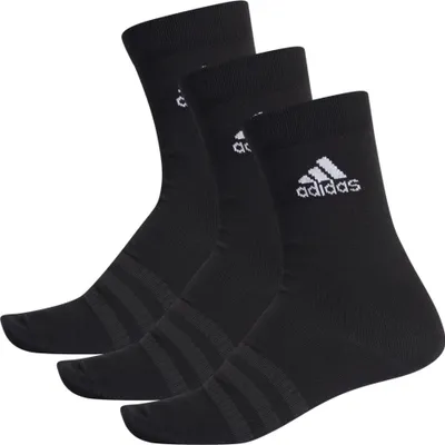 Produktbild von Adidas Light Crew 3 Pair Black / Black / Black EU 40-42
