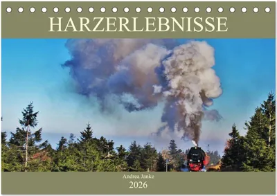 Produktbild von Harzerlebnisse (Tischkalender 2026 DIN A5 quer), CALVENDO Monatskalender