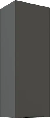 Produktbild von Hoher Küchenoberschrank LUNARA – Breite 40 cm, Graphit/Anthrazit