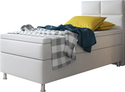 Produktbild von Inter Handels Boxspringbett Miami, 90x200, Weiß