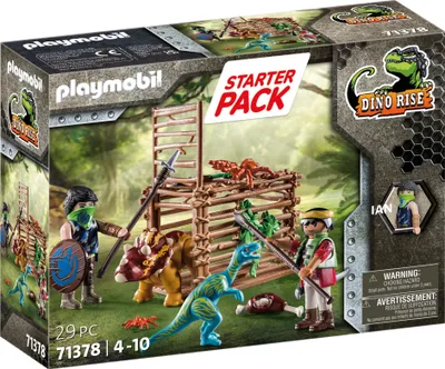 Immagine prodotto di PLAYMOBIL Dino Rise 71378 Starter Pack La liberazione del triceratopo