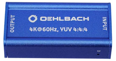 Zdjęcie produktu dla Wzmacniacz sygnału Oehlbach UHD Repeater dla HDMI 24-bit HDR 4K-3D UHD 60 Hz 21:9