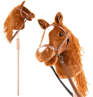 Productafbeelding van Kinderhobbypaard met Halster en Teugels