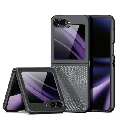 Image de Étui de protection en TPU / PC « Frosted Feel » de la série Aimo pour Samsung Galaxy Z Flip7 FE / Flip6 5G, noir