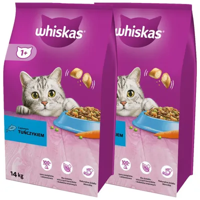 Produktbild von WHISKAS Adult Thunfisch 2 x 14kg Trockenfutter für Katzen