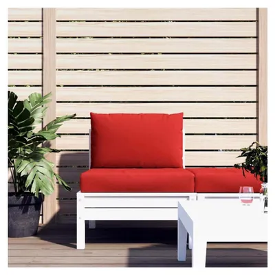 Produktbild von Palettenkissen 2-tlg. Rot Oxford-Gewebe für Gartenmöbel