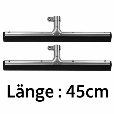 Produktbild von Wasserschieber Bodenabzieher Bodenwischer Gummilippe (2 Abzieher 45cm ohne Stiel