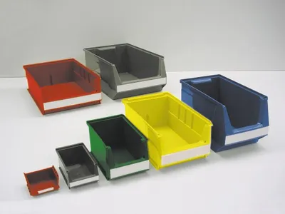 Produktbild von Sichtlagerkasten Gr. 4, transparent, BxTxH 150x230x130 mm, VE 25 Stück
