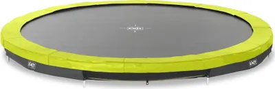 Produktbild von EXIT Silhouette Sporttrampolin ø427cm, Bodentrampolin, Rund, für Kinder, Grün
