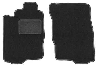 Image de Tapis avant en moquette pour Mitsubishi Eclipse IV 2006- (coupé) – 2 pièces, gris graphite, sur mesure – Wielganizator LUX