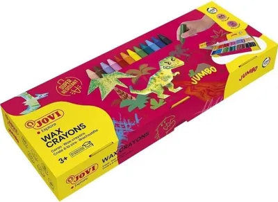 Produktbild von Jovi JOVICOLOR Wachsstifte ECONOMY PACK 300er Schachtel, 25 Stück je Farbe