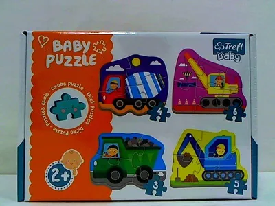 Obrázok produktu pre Trefl Baby Classic vehicles on the constru, 6 kusov, Vozidlá, 2 rok / roky