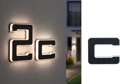 Obrázek produktu pro Paulmann Solární LED světlo s číslem domu písmeno c