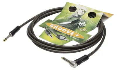 Productafbeelding van Instrumentenkabel SC-Spirit XXL, 1 x 0,75 mm² | Jack/Jack 90° NOISEFREE, HICON | 3,00 meter