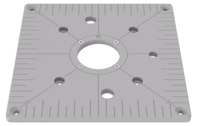 Image de PRIWAS plaque d’insertion compatible avec Triton TRA001 | plaque d’insertion pour table de défonceuse compatible avec les défonceuses Triton