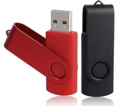 Produktbild von 64GB USB-Sticks 2er Set, 2,0, Rote Memory-Sticks, Hochgeschwindigkeit, Mini-USB-Sticks