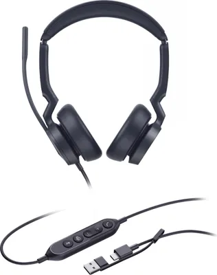 Produktbild von Yealink UH46 Dual Teams USB-C/A Headset