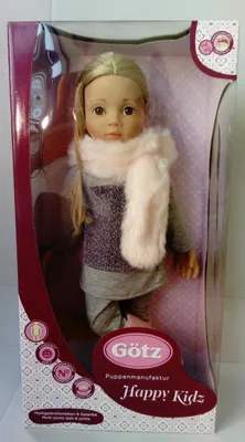 Produktbild von Götz-Puppen Happy Kidz Emily, blondes Haar, Auge braun