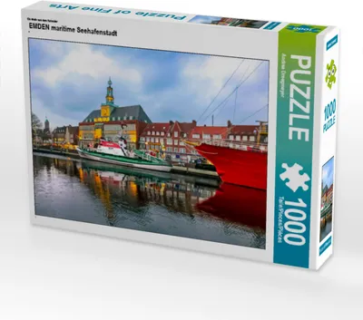 Produktbild von CALVENDO Puzzle Emden - Ratsdelft | 1000 Teile Lege-Größe 64x48cm Foto-Puzzle für glückliche Stunden