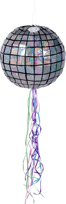 Produktbild von Zugpinjata Discokugel - Pull Piñata Geburtstag Pinata  zum Ziehen