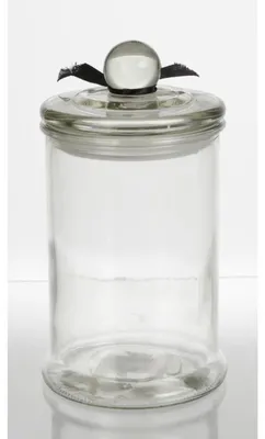 Image de Bocal à provisions 640ml transparent Bocal de conservation Bocal à bonbons verre décoratif