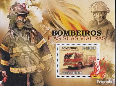 Produktbild von Briefmarken Sao Tome e Principe 2010 Mi Block763 (kompl.Ausg.) postfrisch Feuerwehrwesen