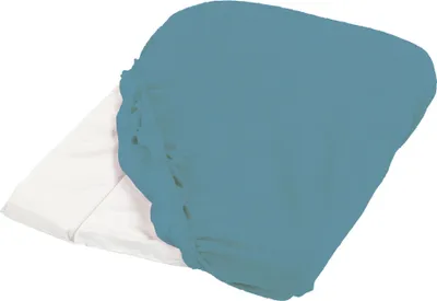 Zdjęcie produktu dla Pokrowiec na Matę do Przewijania Candide, Frotte, 50 x 75 cm, Bleu Canard, Elastyczny, Prać w 60°C