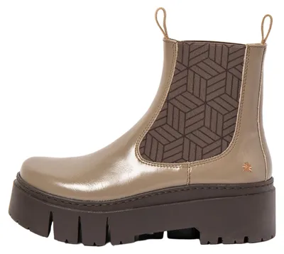 Image de Art Bottines pour Femme 1766 NAPPA SHINNY TAUPE/ LEEDS Couleur Beige