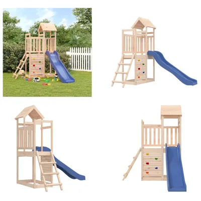 Immagine prodotto di vidaXL Torre da gioco in pino massiccio - Torre da gioco - Torri da gioco - Torre da arrampicata - Torri da arrampicata