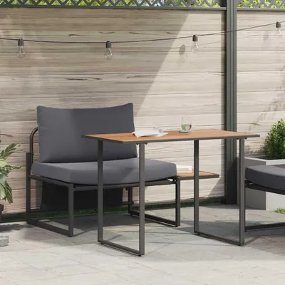 Productafbeelding van Maison Exclusive - Buitenmeubels van staal, 2 stuks, antracietkleurig