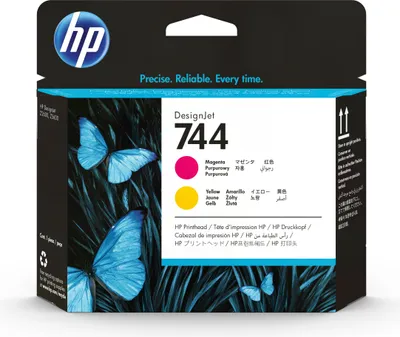 Produktbild von HP 744 - Gelb, Magenta - Druckkopf - für DesignJet Z2600 PostScript, Z5600 PostScript