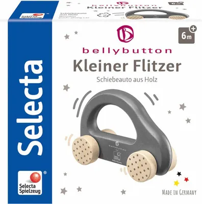 Produktbild von Selecta 64004 bellybutton by Selecta Greifling Kleiner Flitzer grau