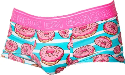 Produktbild von Garçon - Herren Boxer Slip Unterwäsche - Donuts Trunk - 1x Größe M