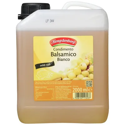 Produktbild von Hengstenberg Balsamico Bianco vegan glutenfrei im Kanister 2000ml