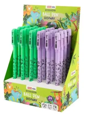 Obrázek produktu pro Modré smazatelné kuličkové pero (24 ks) EASY – Easy Stationery