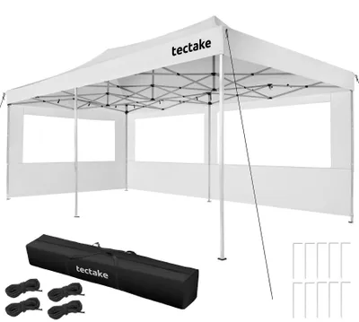 Produktbild von tectake® Aluminium Faltpavillon Viola 6 x 3 m, wasserdicht