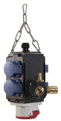 Produktbild von AS Schwabe 60734 Steckdosen-Verteiler Schwarz (60734)