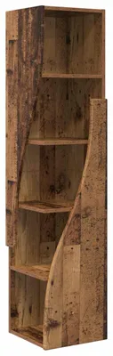 Obrázek produktu pro vidaXL Rohová skříň 32x32x140 cm, materiál: dřevotříska, recyklované dřevo